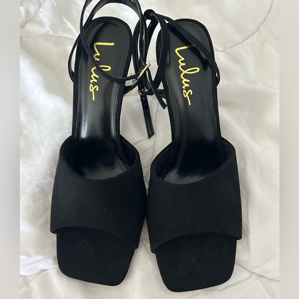 Black Suede Heels